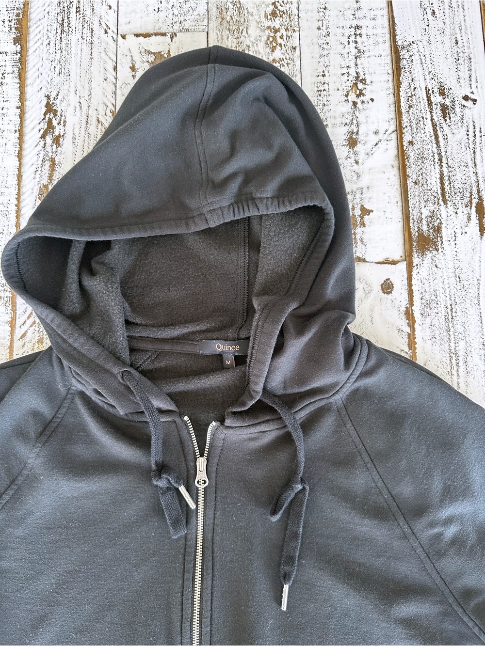 Quince SuperSoft Fleece Full-Zip Hoodie - M - Picture 5 of 6